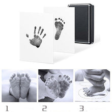 Carregar imagem no visualizador da galeria, Wholesale Newborn Baby Handprint Footprint Pad Safe Non-Toxic Clean Touch Ink Pad Photo Easy To Operate Hand Foot Print Pad
