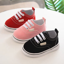 Carregar imagem no visualizador da galeria, Newborn Shoes Infant Toddler Baby Boy Girl Spring Autumn Soft Bottom Spring Canvas Shoes Walkers Newborn0- 24M
