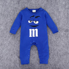 Cargar imagen en el visor de la galería, 2020 Infant Clothes Autumn NewBorn Baby Rompers letter M Clothing Costumes Cartoon Funny Kids Jumpsuit New Born Boys Clothes
