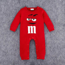 Cargar imagen en el visor de la galería, 2020 Infant Clothes Autumn NewBorn Baby Rompers letter M Clothing Costumes Cartoon Funny Kids Jumpsuit New Born Boys Clothes
