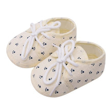 Cargar imagen en el visor de la galería, Cotton Baby Girls Shoes Infant First Walkers Toddler Girls Kid Bowknot Soft Anti-Slip Crib Shoes 0-18 Months
