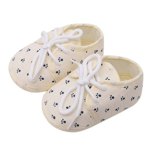 Cotton Baby Girls Shoes Infant First Walkers Toddler Girls Kid Bowknot Soft Anti-Slip Crib Shoes 0-18 Months