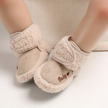 Cargar imagen en el visor de la galería, Baby Winter Warm First Walkers Cotton Baby Shoes Cute Infant Baby boys girls shoes soft sole indoor shoes for 0-18M
