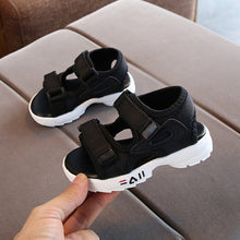 将图片加载到图库查看器，2020 summer new children&#39;s sandals baby toddler shoes girls beach shoes soft bottom non-slip boys sports sandals leisure 21-30
