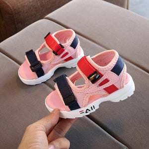 2020 summer new children's sandals baby toddler shoes girls beach shoes soft bottom non-slip boys sports sandals leisure 21-30