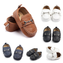 Carregar imagem no visualizador da galeria, Leather baby boy shoes infant sneaker shoes newborn first walker soft soled toddler footwears for 0 -1year babies���������� ������ ����������
