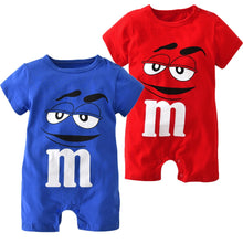 Cargar imagen en el visor de la galería, 2018 Summer Boy Newborn Baby Clothing Cartoon Printing Short Sleeved Jumpsuit Romper Conjoined New Girl Clothes
