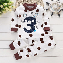 Cargar imagen en el visor de la galería, 2019 Autumn New Baby Clothing Set Cartoon Cotton Baby Boys Clothing Girls Suit Set 0-3 Year Baby Clothes
