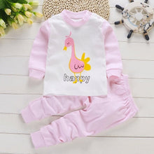 Cargar imagen en el visor de la galería, 2019 Autumn New Baby Clothing Set Cartoon Cotton Baby Boys Clothing Girls Suit Set 0-3 Year Baby Clothes
