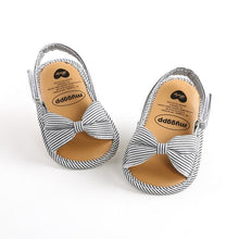 Cargar imagen en el visor de la galería, Fashion Newborn Infant Baby Girls Princess Shoes Bowknot Toddler Summer Sandals PU Non-slip Shoes 0-18M
