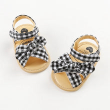 Cargar imagen en el visor de la galería, Fashion Newborn Infant Baby Girls Princess Shoes Bowknot Toddler Summer Sandals PU Non-slip Shoes 0-18M
