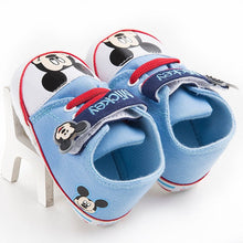 Cargar imagen en el visor de la galería, Disney 0-18M Baby Sneakers Toddler Boy First Walkers Girl Newborn Baby Shoes Boy Fashion cartoon Mickey Shoes
