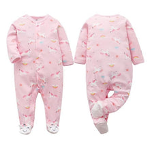 Cargar imagen en el visor de la galería, Baby clothing ! new born baby clothes newborn home wear ropa baby girl romper 100% cotton baby costume infant boy sleep pajamas
