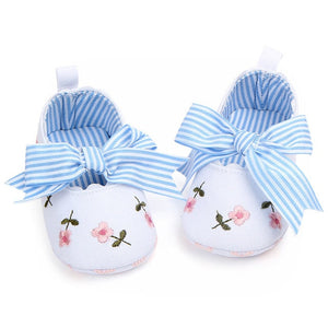 Baby Girl Shoes White Lace Floral Embroidered Soft Shoes Prewalker Walking Toddler Kids Shoes First Walker free shipping