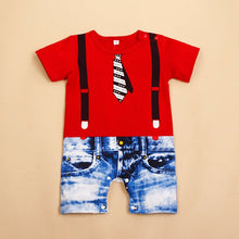 将图片加载到图库查看器，Baby Rompers Summer Style Powered Baby Boy Girl Clothing Newborn Infant giraffe Short Sleeve Clothes 3-6-9-12-18 Months
