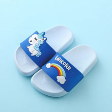 Carregar imagem no visualizador da galeria, Suihyung Rainbow Unicorn Slippers For Boys Girls New Summer Kids Beach Shoes Baby Toddler Soft Indoor Slippers Children Sandals
