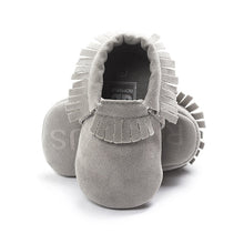 Cargar imagen en el visor de la galería, 2020 PU Suede Leather Newborn Baby Moccasins Shoes Soft Soled Non-slip Crib First Walker
