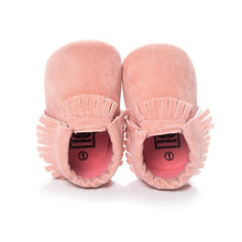 Cargar imagen en el visor de la galería, 2020 PU Suede Leather Newborn Baby Moccasins Shoes Soft Soled Non-slip Crib First Walker
