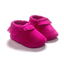 Cargar imagen en el visor de la galería, 2020 PU Suede Leather Newborn Baby Moccasins Shoes Soft Soled Non-slip Crib First Walker
