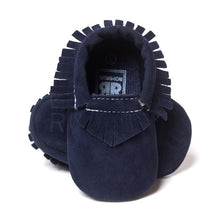 Cargar imagen en el visor de la galería, 2020 PU Suede Leather Newborn Baby Moccasins Shoes Soft Soled Non-slip Crib First Walker
