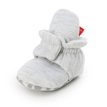 Cargar imagen en el visor de la galería, Baby Boy Girl Socks Toddler Shoes Solid Prewalkers Booties Cotton Winter Soft Anti-slip Warm Newborn Infant Crib Shoes Moccasins
