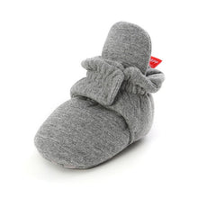 Cargar imagen en el visor de la galería, Baby Boy Girl Socks Toddler Shoes Solid Prewalkers Booties Cotton Winter Soft Anti-slip Warm Newborn Infant Crib Shoes Moccasins
