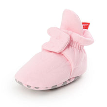 Cargar imagen en el visor de la galería, Baby Boy Girl Socks Toddler Shoes Solid Prewalkers Booties Cotton Winter Soft Anti-slip Warm Newborn Infant Crib Shoes Moccasins
