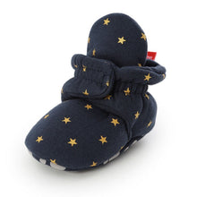 Cargar imagen en el visor de la galería, Baby Boy Girl Socks Toddler Shoes Solid Prewalkers Booties Cotton Winter Soft Anti-slip Warm Newborn Infant Crib Shoes Moccasins
