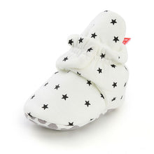 Cargar imagen en el visor de la galería, Baby Boy Girl Socks Toddler Shoes Solid Prewalkers Booties Cotton Winter Soft Anti-slip Warm Newborn Infant Crib Shoes Moccasins
