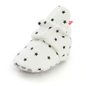 Baby Boy Girl Socks Toddler Shoes Solid Prewalkers Booties Cotton Winter Soft Anti-slip Warm Newborn Infant Crib Shoes Moccasins