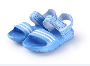 2019 1Pair Casual Children Kids Shoes Baby Boy Closed Toe Summer Beach Sandals Flat  Girls Casual Closed Toe Beach Pool Flat PVC