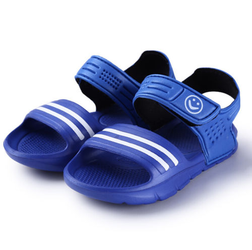 2019 1Pair Casual Children Kids Shoes Baby Boy Closed Toe Summer Beach Sandals Flat  Girls Casual Closed Toe Beach Pool Flat PVC