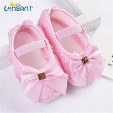 Carregar imagem no visualizador da galeria, LONSANT Toddler Kid Baby Girl Rose Bowknot Elastic Band Newborn Walking Shoes E1120
