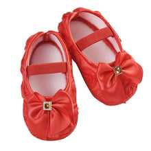 Carregar imagem no visualizador da galeria, LONSANT Toddler Kid Baby Girl Rose Bowknot Elastic Band Newborn Walking Shoes E1120
