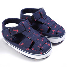 Carregar imagem no visualizador da galeria, Kids Newborn Baby Boys Fashion Summer Soft Crib Shoes First Walker Anti Slip Sandals Shoe
