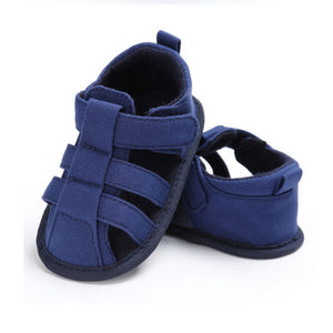 Kids Newborn Baby Boys Fashion Summer Soft Crib Shoes First Walker Anti Slip Sandals Shoe