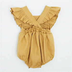 Summer Baby Girls Rompers Ruffles Princess Baby Clothing Bebe Roupas Newborn Baby Clothes Infant Overalls Clothing Baby Outfit