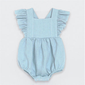 Summer Baby Girls Rompers Ruffles Princess Baby Clothing Bebe Roupas Newborn Baby Clothes Infant Overalls Clothing Baby Outfit