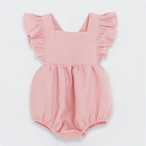 Summer Baby Girls Rompers Ruffles Princess Baby Clothing Bebe Roupas Newborn Baby Clothes Infant Overalls Clothing Baby Outfit