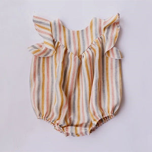 Summer Baby Girls Rompers Ruffles Princess Baby Clothing Bebe Roupas Newborn Baby Clothes Infant Overalls Clothing Baby Outfit