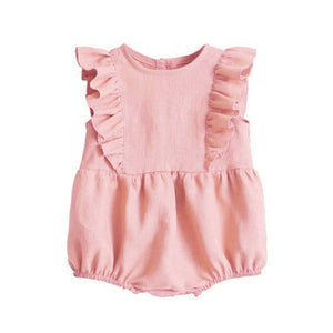 Summer Baby Girls Rompers Ruffles Princess Baby Clothing Bebe Roupas Newborn Baby Clothes Infant Overalls Clothing Baby Outfit