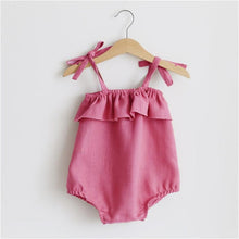 Carregar imagem no visualizador da galeria, Summer Baby Girls Rompers Ruffles Princess Baby Clothing Bebe Roupas Newborn Baby Clothes Infant Overalls Clothing Baby Outfit
