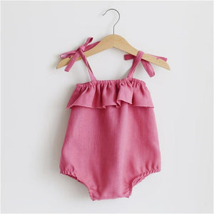 Summer Baby Girls Rompers Ruffles Princess Baby Clothing Bebe Roupas Newborn Baby Clothes Infant Overalls Clothing Baby Outfit