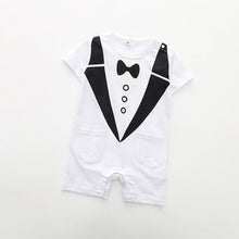 将图片加载到图库查看器，Baby Rompers Summer Style Powered Baby Boy Girl Clothing Newborn Infant giraffe Short Sleeve Clothes 3-6-9-12-18 Months
