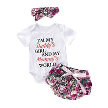 Carregar imagem no visualizador da galeria, Newborn baby girl clothes  baby girl clothing sets 2019 summer floral baby girl romper with lace skirt bebes headbands D40
