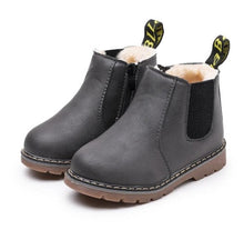 Cargar imagen en el visor de la galería, Children Snow Boots 2020 Autumn Winter Cotton Shoes Boys Girls Waterproof Non-slip Ankle Boots Kids Leather Boots Fashion
