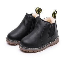 Cargar imagen en el visor de la galería, Children Snow Boots 2020 Autumn Winter Cotton Shoes Boys Girls Waterproof Non-slip Ankle Boots Kids Leather Boots Fashion
