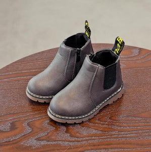 Children Snow Boots 2020 Autumn Winter Cotton Shoes Boys Girls Waterproof Non-slip Ankle Boots Kids Leather Boots Fashion