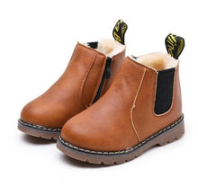 Cargar imagen en el visor de la galería, Children Snow Boots 2020 Autumn Winter Cotton Shoes Boys Girls Waterproof Non-slip Ankle Boots Kids Leather Boots Fashion
