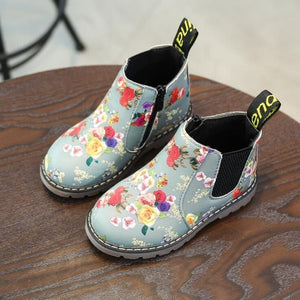 Children Snow Boots 2020 Autumn Winter Cotton Shoes Boys Girls Waterproof Non-slip Ankle Boots Kids Leather Boots Fashion